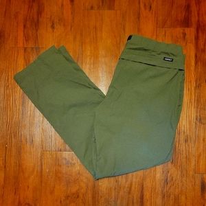 Gramicci green Nylon Belted Hiking Pants Mens XL 32